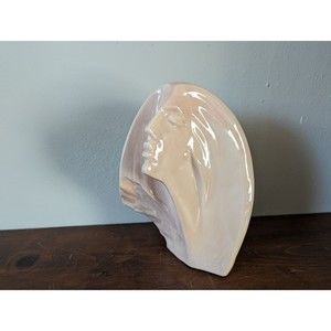 Vintage Art Deco Stargazer David Fisher Reproduction Pink Ephemeral Lady Bust